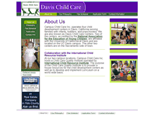 Tablet Screenshot of davischildcare.org